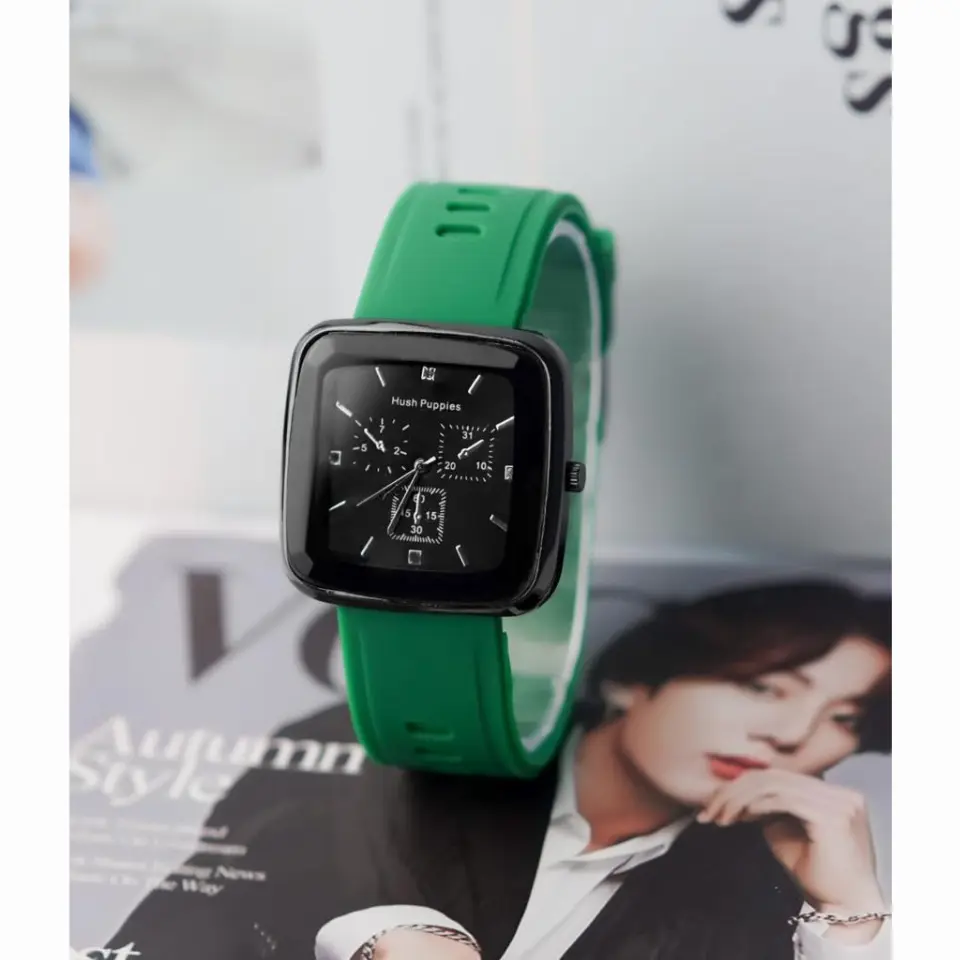 Jam Tangan Pria Wanita Sport Chrono Silikon Rubber Analog Watch RM0