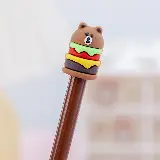 Pulpen Gel Karakter Kartun Jepang Hamburger Line Brown Doraemon — 3