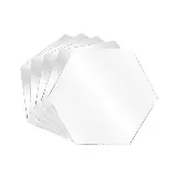 Stiker Cermin Tempel Dinding Sticker Wall Mirror Segi Enam Hexagonal — 2