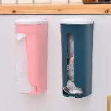 Dispenser Wadah Kantong Plastik Dapur Tempel Dinding Gantung Hook — 6