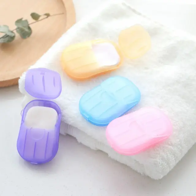 Sabun Mandi Cuci Tangan Kertas Traveling Portable Organik Paper Soap