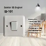Saklar IB Stop Kontak Sakelar Tanam Indoor Standar SNI — 9