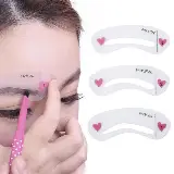 Cetak Cetakan Alis Tempel Eyebrow Template 3 In 1 Murah Import — 1