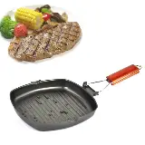 Wajan Panci Grill Bbq Korean Panggangan Anti Lengket Bentuk Kotak 20Cm — 2