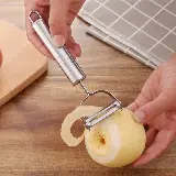 Pengupas Kulit Buah Sayur Peeler Kentang Knife Vegetable Stainless — 6