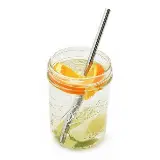 Straw Sedotan Stainless Steel Lengkung Melengkung Ramah Lingkungan — 10