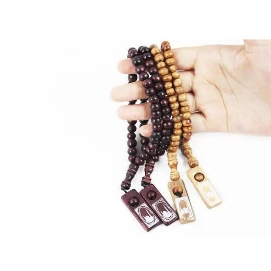 Tasbih Sholat Kayu Souvenir Pernikahan Oleh Haji, Hajatan Dan Umroh