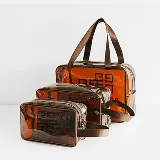 Tas Pouch Travel Kosmetik Wanita Transparan Premium — 1