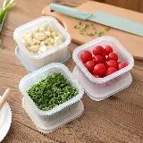Toples Bulat Tirisan Bawang Sayur Transparan Wadah Serbaguna Dapur — 4