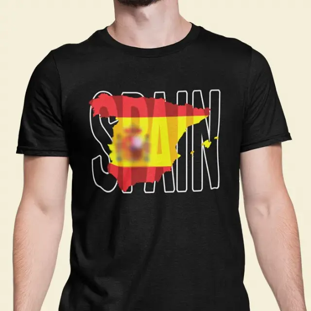 Baju Tim Sepak Bola Nasional Sepak Bola Spanyol T Shirt Spain