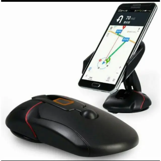 Car Holder Phone Stand Lipat Bentuk Mouse Holder HP pada Mobil 6 inch