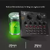 Mixer Sound Card V8 With Bluetooth Live Broadcast Audio Karaoke Hp — 1
