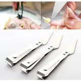 Pinset Alat Pencabut Bulu Ayam 2in1 Stainless Steel 14 cm — 1