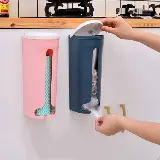 Dispenser Wadah Kantong Plastik Dapur Tempel Dinding Gantung Hook — 7