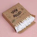 Cotton Bud Swab Bamboo Pembersih Telinga Makeup — 3