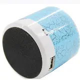 Speaker Bluetooth Mini Portable Motif Retak Lampu Led Super Bass — 3