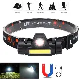 Lampu Senter Kepala Head Lamp Led 2 Mode 90? Waterproof Rechargeable — 4