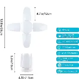 Lampu Hias Gantung Minimalis Led Mini Model Kipas 28 Watt — 5
