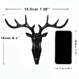 Hanger Gantungan Kunci Dinding Dengan Model Tanduk Rusa — 7