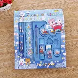 1 Set Alat Tulis Lucu Lengkap Pensil Penggaris Pulpen Penghapus Rautan — 1