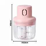Blender Chopper USB Mini Stainless Steel 100ML Food Grade — 5