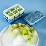Alat Pencetak Es Batu Puding Agar-Agar 6 Kotak dengan Penutup — 6