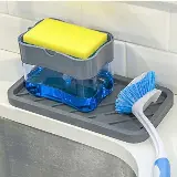 Dispenser Sabun Cair Cuci Piring Pump Holder Spons Serbaguna — 4