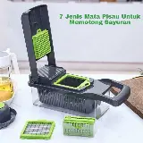 Alat Pengiris Potong Buah Sayur Garnish 14 In 1 Serbaguna — 6