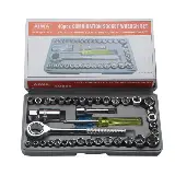 Kunci Socket Soket Pas Set 40pcs Peralatan Bengkel Kemasan Koper — 2
