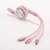 Kabel Roll 3 in 1 Tarik 2.4A Otomatis Fast Charging — 5