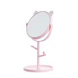 Cermin Standing Mirror Make Up Bulat Motif Telinga Karakter — 1