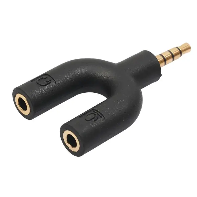 Splitter Audio Jack Splitter Jack 3.5 To Dual Female U Shape 2in1