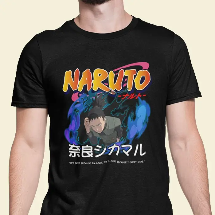 Naruto-shikamaru: Desain Kreatif Pada Baju Dan T-shirt Anime