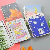 Notebook Ring isi 80 Lembar Motif Karakter Lucu Ukuran A7 — 6