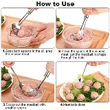 Sendok Cetakan Bakso Meatball Scoop Spoon Meat Ball Maker — 5