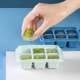 Alat Pencetak Es Batu Puding Agar-Agar 6 Kotak dengan Penutup — 9