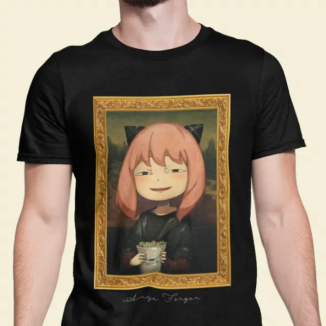 Kaos Spy X Family Anime Baju Anya Forger Smile