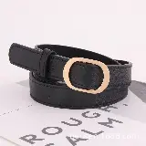 Sabuk Ikat Pinggang Gesper Wanita Bahan PU Tebal Model Retro Vintage — 4