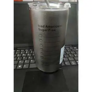 Mug Botol Minum Tumbler Coffee Cup Stainless Steel Portable