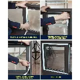 Strip Segel Penghalang Debu Serangga Celah Lubang Bawah Pintu Jendela — 2