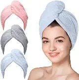 Handuk Keramas Alat Pengering Rambut Microfiber Magic Towel — 2