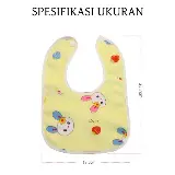 Slaber Celemek Eva Makan Bayi Anti Air Slabber Waterproof - Random — 4