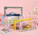 Kotak Tempat Pensil Bening Transparan Minimalis Multifungsi — 7