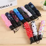 Payung Hujan Lipat Kecil Mini Lucu Motif Bunga Folding Umbrella — 5