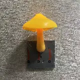 Lampu Tidur Hiasan Kamar LED Jamur Kuning Sensor Cahaya 1W — 4