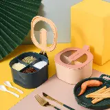 Tempat Bumbu Dapur Wadah Plastik Minimalis 4 In 1 Bonus Sendok — 2