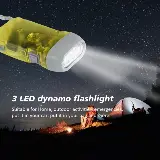 Senter Tangan Pompa Tanpa Baterai Lampu Penerangan Darurat Led — 3