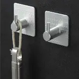 Gantungan Baju Stainless Steel Tempel Dinding Praktis dan Tahan Karat — 1