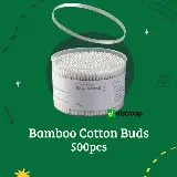 Cotton Bud / Korek Kuping / Cotton Swabs isi 500 Natural Bambu — 7