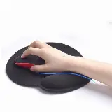 Mousepad Bantalan Alas Mouse Pad dengan Sandaran Pergelangan Tangan W — 4